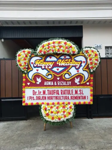 Papan Bunga Pernikahan peterongan